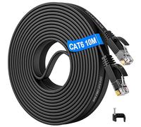 Soibke Cable Ethernet 10 metros, Cat 6 RJ45 Cable de Red 10m Alta Velocidad
