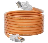 Soibke Cable Ethernet 10 Metros, Cat 7 Cable de Red Alta Velocidad RJ45 Gigabit 10Gbps 600MHz Blindado S/FTP Network LAN Internet 10M