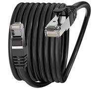Soibke Cable Ethernet 12 metros, Cat 6 Alta Velocidad Cable de Red 12m FTP Blindado, Gigabit 23AWG Cable LAN Internet Exterior Interior Largo Cable RJ45 para PS5/4 Router Switch Módem
