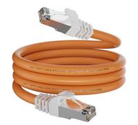 Soibke Cable Ethernet 5 Metros, Cat 7 Cable de Red Alta Velocidad RJ45 Gigabit 10Gbps 600MHz Lan Internet 5m, Blindado S/FTP Interior Wifi Network