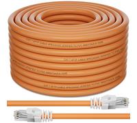 Soibke Cable Ethernet 50 Metros, Cat 7 Cable de Red Alta Velocidad Gigabit 10Gbps Largo RJ45 Blindado Wlan SFTP Wifi Network LAN Internet 50m