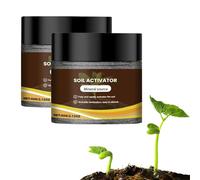 Soil Activator for Plants, Soil Pro Activator Organic Water - Soluble Soil Improvement Loosening Agent - Boost Root Development & Plant Growth for Vegetables, Flowers, Lawns, Gardens (2PC,120G)
