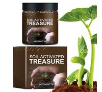 Soil Activator Plants, Garden Rooting Fertilizer, Organic Growth Enhancer, Boosts Root Development, Improves Soil Quality for Lawns Greenhouse Indoor Outdoor Raised Beds Use, 200g