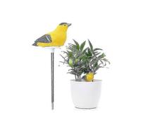 Soil Moisture Meter Watering Alarm Bird Plant Water Tester Hygrometer Sensor Gardening Tool Kit for Planter Water Remind Warining Alert (Yellow)