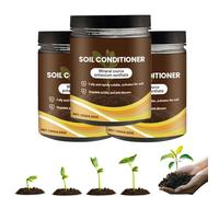 Soil Pro Activator, Water-Soluble Soil Care Formula for Vegetables, Flowers, Potted Plants and Garden Use (3pcs)
