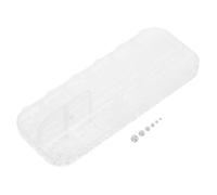 SOIMISS 1 caja Compartimentos con Perlas Planas para Uñas Adornos Semicirculares de Plástico para Arte de Uñas Charms Elegantes para Manicura DIY Decoración Sofisticada para Bodas
