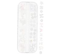 SOIMISS 1 caja Decoraciones Uñas Resina Flores Charms para Arte Uñas DIY Profesionales y Personales Duraderas Fáciles de Aplicar Hogar y Salón