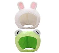 SOIMISS 1 Juego 2 Piezas Tocados De Animales Sombrero De Orejas De Rana Disfraz De Conejo Sombrero De Rana Sombrero Con Orejas De Animales Ranas Paño De Las Mujeres Cabeza De Animal Lujo