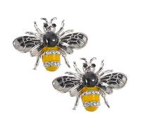 SOIMISS 1 Juego Broche De Abeja Alfiler Adorno Para Bolso Collar Cadena Collar Con Forma De Corazón Broches Para Mujer Insignia De Abeja Disfraz De Abeja Lindas Sandías 2 piezas