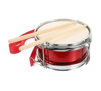 SOIMISS 1 Juego caja profesional tambor profesional instrumentos musicales infantiles bongos drum set tambor de tambor infantil tambor de percusión baquetas de tambor Metal rojo