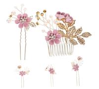 SOIMISS 1 Juego Conjunto De Tocados De Novia Accesorios Para El Cabello De Perlas Accesorios Para El Cabello De Novia Accesorio Para El Cabello Nupcial Pañuelo De Boda Alambre De Cobre