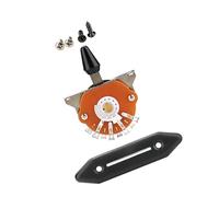 SOIMISS 1 juego de Interruptor de Palanca para Guitarra Eléctrica Juego de Repuesto de Vías con Placa Protectora Accesorio de Instrumento Musical Compatible con Múltiples Modelos de
