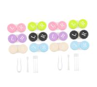 SOIMISS 1 Juego Estuche de Lentes de Contacto Portátil Juego de Cajas Selladas Organizador de Lentes de Viaje y Duradero para Guardar y Accesorios