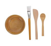 SOIMISS 1 juego Herramientas de de Madera DIY Incluye Tazón y Brocha Material Natural y Seguro para para Adultos para Creación de Máscaras Hidratantes