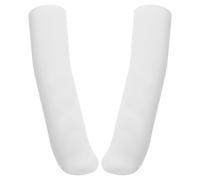 SOIMISS 1 Par Funda de Protección Antideslizante para Manetas de Bicicleta de Tpr para Frenos de Bicicletas de Carretera y Plegables Instalación y Duradera Color Blanco