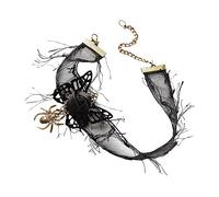 SOIMISS 1 Pc Collar Araña collar halloween Collar de Halloween Collar de cosplay de Halloween Collar de fiesta de Halloween collar misterioso gargantilla con estilo tela Black