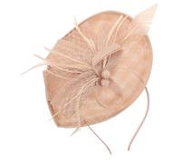 SOIMISS 1 Pieza Diadema De Flores De Accesorio Para El Cabello Fiesta Diadema De Velo Venda Headpiece Diadema Femenina Chicas Banda Cordón Diadema De Spa Boda Rosa Lino De Imitación