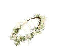 SOIMISS 1 Pieza Tiara Novia Boda Diadema Nupcial Diadema Floral Headbands for Fan De La Novia Cabello Dama De Honor Para Decoración Comunión Primero Verde El Plastico