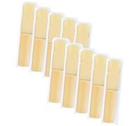 SOIMISS 10 Cañas para Clarinete Profesional Fuerza 2.5 Hechas a Mano Rebabas Paquete de Cañas para Músicos Expertos