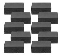 SOIMISS 10 Paños Desechables para Lustrar Zapatos Negros, Aplicador de Betún para Calzado, Kit de Limpieza Práctico y Rápido para Botas y Zapatos de Cuero, Accesorios para Cuidado