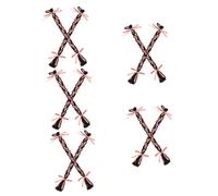 SOIMISS 10 Piezas De Arco Alrededor De Las Extensiones De Cabello Envoltura De De Caballo Para El Cabello De Caballo Larga Trenzada Pelucas Alambre De Alta Temperatura