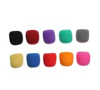 SOIMISS 10 piezas Fundas Protectoras para Micrófono de Esponja Colores Surtidos Cubre Parabrisas para Protección contra Viento y Salpicaduras Material Elástico y Transpirable Adecuado