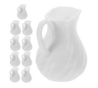 SOIMISS 10 Piezas Mini Jarrones Artísticos con Asa para Flores Macetas Pequeñas para Casa de Muñecas Decoración Micro para Escritorio Accesorios Versátiles para Miniatura