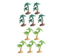 SOIMISS 10 Piezas Modelo de Árbol Tropical Miniatura de Adornos para Mesa de Miniaturas Árbol Artificial Tropical Modelo Decoración de Escena