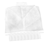 SOIMISS 10 Piezas Ropa Experimental Impermeable Equipo De Protección De Cigarras Traje Protector Poncho Emergencia Matorrales Abrigos Capucha Pequeña Mono De Trabajo Tela No Tejida