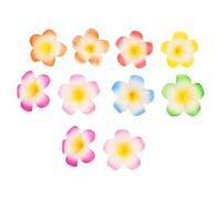 SOIMISS 10 Pinzas Pelo Flores de Plumeria Artificiales, Ligeras y Elegantes, Ideales para Bodas y Uso Diario, Hechas de Eva y Metal, Accesorios Perfectos Playa Varios estilos