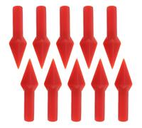 SOIMISS 10 Puntas de Flecha de Silicona Suave para Tiro Puntas de Seguridad para Práctica al Aire Libre Tamaño 314X090X067 In Repuesto para Juego y Segura