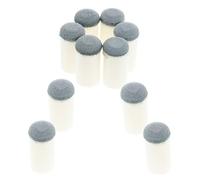 SOIMISS 10 Puntas de Taco de Billar Azul 12Mm Kit de Repuesto Profesional de Nailon para Reparación y Accesorios de Billar Piezas Deslizantes para Uso Juegos de Mesa