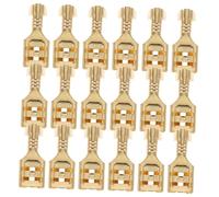 SOIMISS 100 Conectores De Crimpado De Empalme Rápido: Conector De Horquilla Hembra De 6,3 Mm Para Altavoces De Audio De Automóvil - Conector De Crimpado Sin Aislamiento Para Sistema De