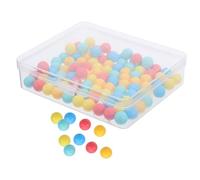 SOIMISS 100 piezas Bolas Plásticas Pequeñas Coloridas para Contar y Clasificar Ayuda Matemática para Enseñanza de Probabilidad Aulas y Educativos