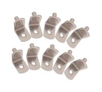 SOIMISS 100 Piezas Invisible Cabinet Shelf Holders For Glass And Wood Shelves Strong Stable Mounting Clips For Kitchen Wardrobes Bookcases