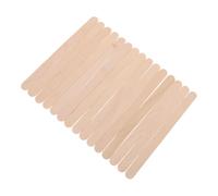 SOIMISS 100 piezas Palitos de Madera para Manualidades DIY Barras Redondas para Mezclar y Repostería Sticks Seguros y Resistentes para Decoración y Helados Reutilizable