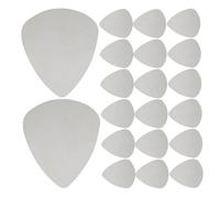 SOIMISS 100 Piezas Púas de Guitarra Acero Inoxidable con Bordes Suaves Plectro para Rock Jazz Accesorios Musicales para Principiantes