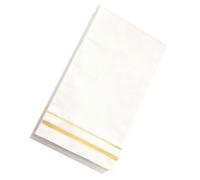 SOIMISS 100piezas Servilletas de Papel con Adorno Dorado Elegantes para Cenas Bodas Fiestas y Banquetes Festivos