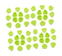 SOIMISS 100piezas Vasos para Tatuar de Silicona Vasos con Forma de Corazón y Base Estable Portapigmentos para Artistas para Pigmentos Uso Estudios