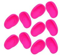 SOIMISS 10piezas Orejeras de Silicona Auditivos para Teñir el Cabello y Proteger del Calor Impermeables para Secador y Baño Tapones de Silicona Reutilizables