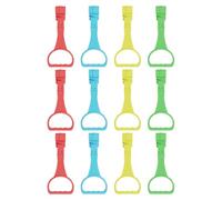 SOIMISS 12 Anillas de Agarre para Corral para Bebés Juego de 12 Piezas Colores Azul Rojo Amarillo y Verde Ayuda para Caminar y Aprender a Estar de Pie Soporte Seguro para Ejercicio y