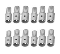 SOIMISS 12 Piezas Adaptador Extensible de Escoba Roscada Punta Mango Metálico de Conector Recto de Recambio para Varilla para Limpieza Doméstica y Accesorios