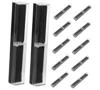 SOIMISS 12 Piezas Caja de Plástico para Bolígrafos Semitransparente Estuche Compacto para Bolígrafo de Unidades Multiusos para Almacenamiento y Regalo