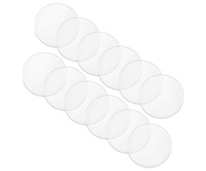 SOIMISS 12 Piezas de Juntas de Ventosa de PP Transparentes 20mm X 3mm para Mesa de Vidrio, Topes y Espaciadores Antideslizantes para Muebles, Protectores de Superficie y Amortiguadores