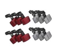 SOIMISS 12 Piezas de Reflectores para Bicicletas de Ruta, Resistentes a Condiciones Climáticas, Montaje Seguro y Versátil para Poste de Asiento en Paseos Diarios y Aventuras