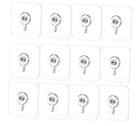 SOIMISS 12 piezas Ganchos Adhesivos de Pared sin Perforación de Ganchos Autoadhesivos de Alta Resistencia para Cocina y Baño Instalación y Creativa Claves Toallas y Utensilios de Cocina