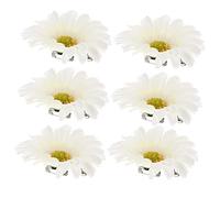 SOIMISS 12piezas Horquilla De Girasol Artificial Elegante Pinza Cabello Flores Para Niñas Para Fiestas De Verano y Playa