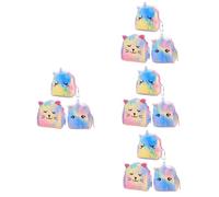 SOIMISS 12piezas Monedero Decorativo De Peluche para De Kawaii Bolsa De Cambio y Atractiva