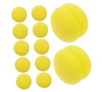 SOIMISS 12Piezas Rodillos de Esponja para Rizar el Cabello Accesorios para Cabello Sin Daño y Duraderos Amarillo