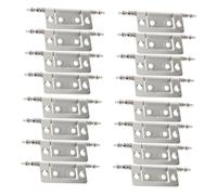 SOIMISS 16 Piezas Bisagras Ocultas para Armarios Bisagras Metálicas Plegables para Puertas de Cocina y Estructura de Hierro Fundido con Orificios de Montaje de Resistentes y Versátiles